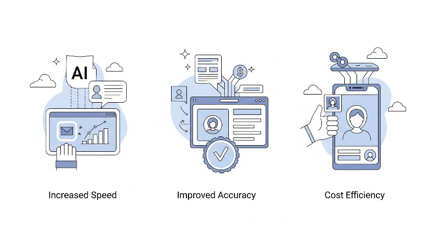 AI and automation benefits in KYC