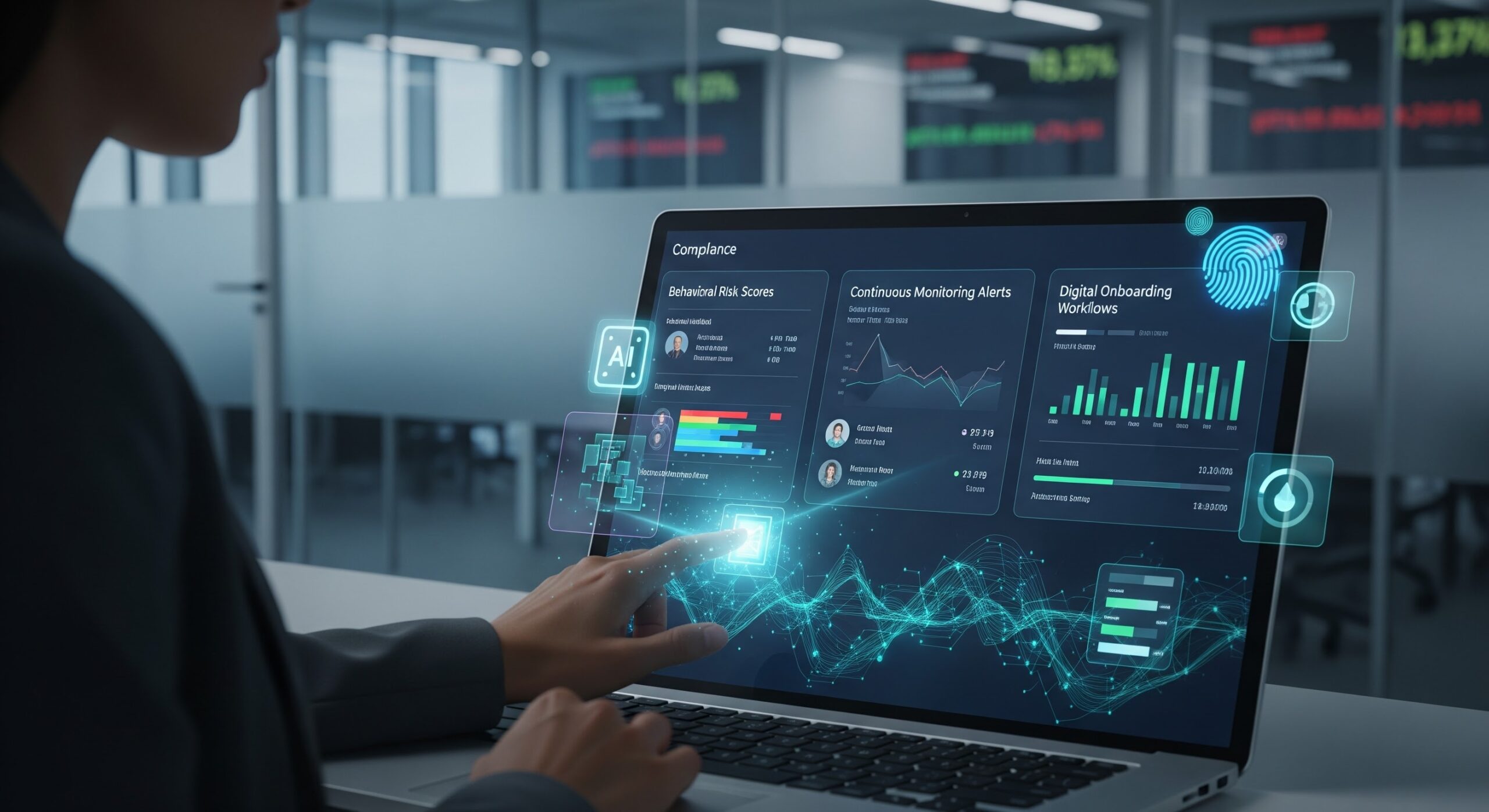 Over 60% of compliance teams are now adopting AI-based continuous monitoring and behavioral risk scoring