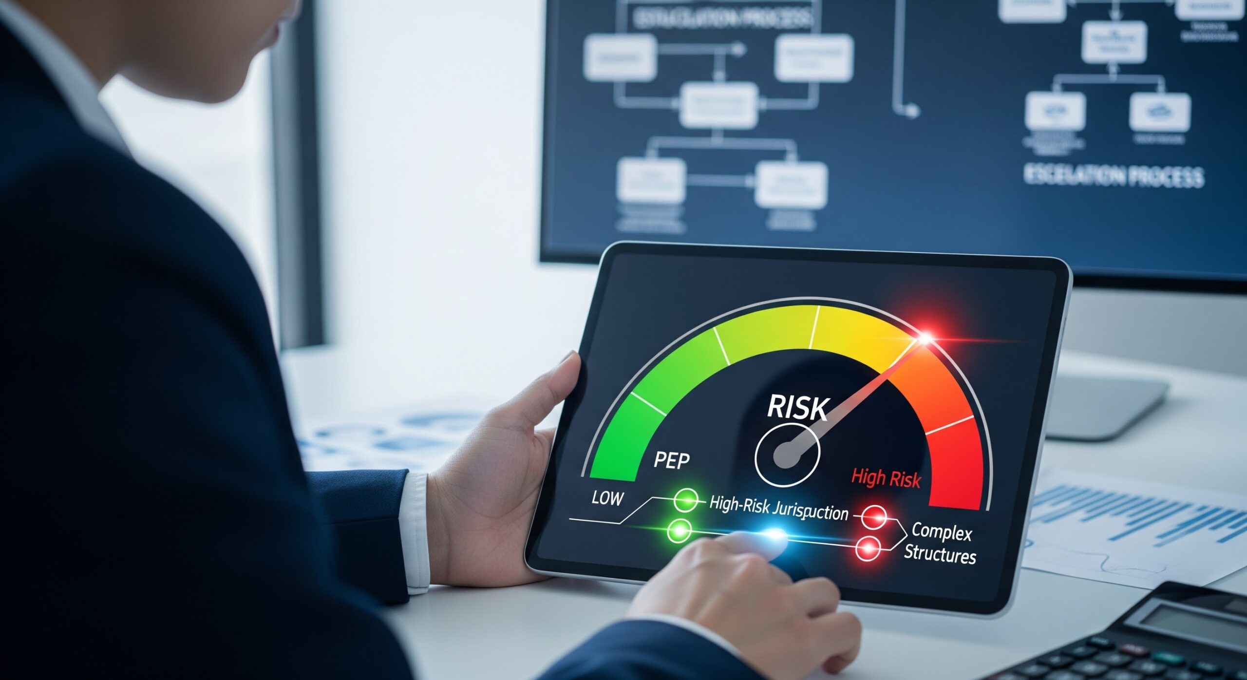 Clear thresholds ensure that higher-risk indicators trigger the appropriate level of additional review